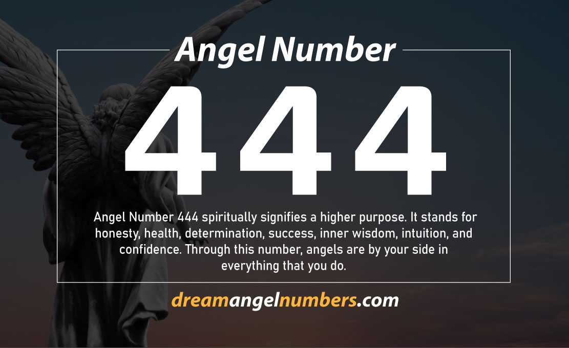 number 444 meaning in dream